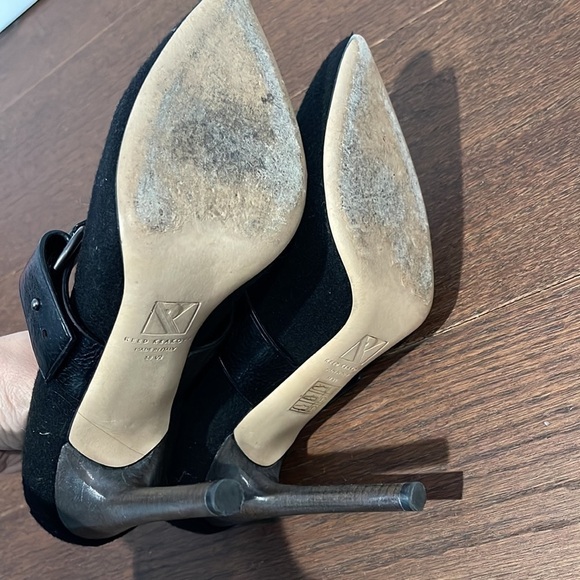 Reed Krakoff Women’s Black Fabric Mary Jane Heels Size 8.5 - Picture 6 of 8